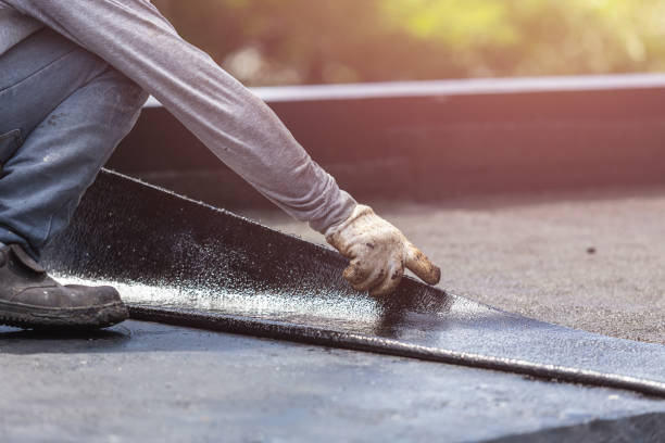 Professional Emergency Waterproofing technician working in Millersburg, PA